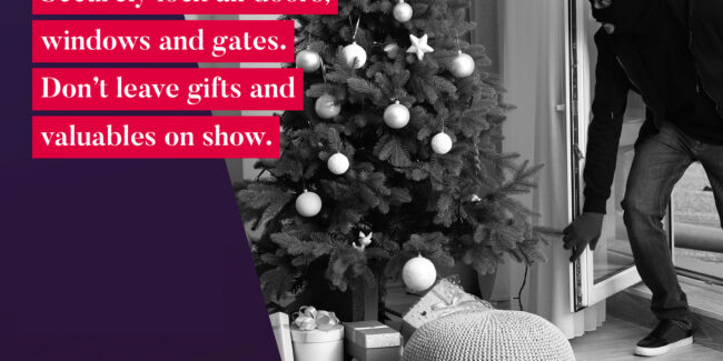 Burglars don’t stop for Christmas…