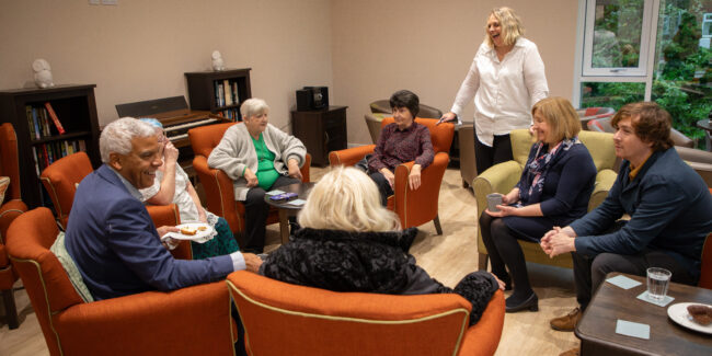 Torfaen politicians visit our new intergenerational housing in Pontypool