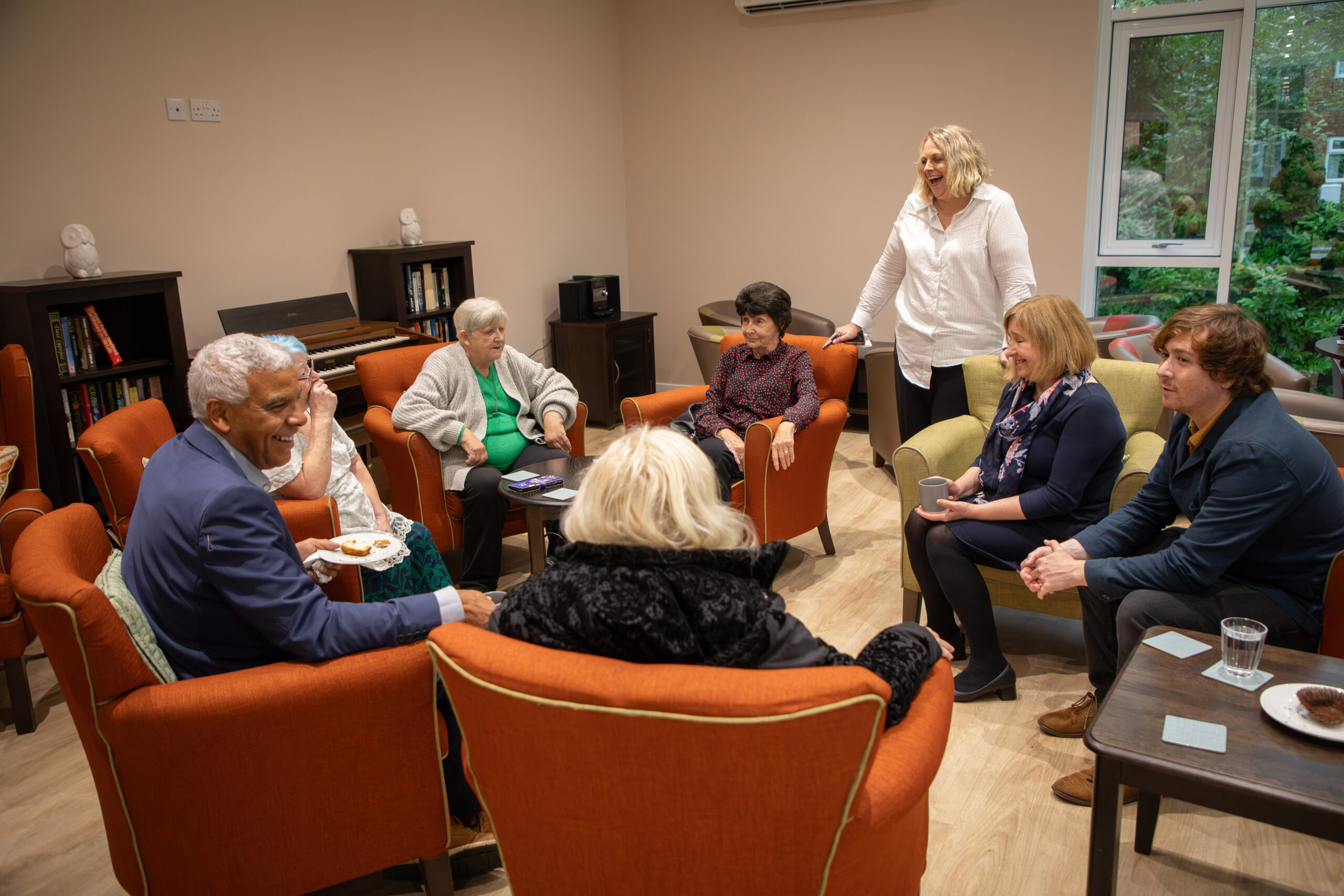 Torfaen politicians visit our new intergenerational housing in Pontypool